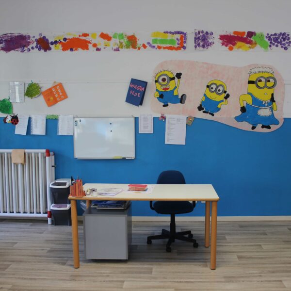 Classe Blu presso l'asilo di Camnago vicino a Lentate sul Seveso