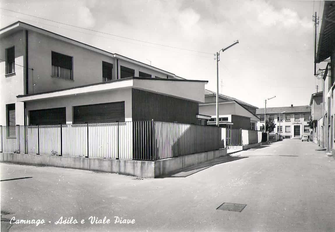 Fotografia storica dell’Asilo Infantile di Camnago